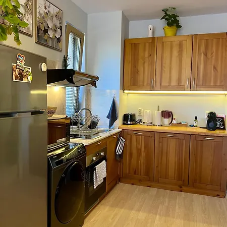 아파트 2-room Forest Retreat - Fireplace, Veranda, Bbq, Views